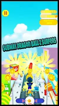 Subway Dragon ball surfer Z Screen Shot 3