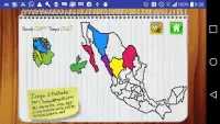 Mapa de Mexico Juego Screen Shot 1