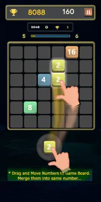 Merge Number Puzzle: Merge! Block Puzzle Game Screen Shot 6