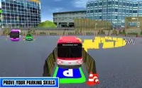 आधुनिक बस सिम्युलेटर पार्किंग 3 डी बस खेलों Screen Shot 0