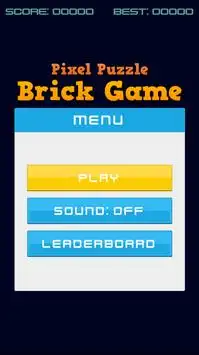 Pixel Puzzle Brick Game Screen Shot 0