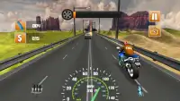 Real Highway Moto Bike Racing Screen Shot 1