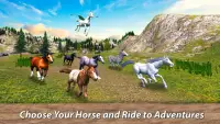 Monde des chevaux sauvages: simulateur de survie Screen Shot 4