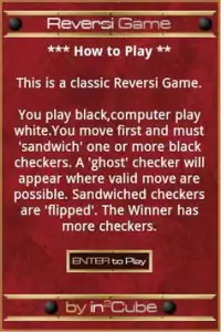 Classic Reversi Screen Shot 0