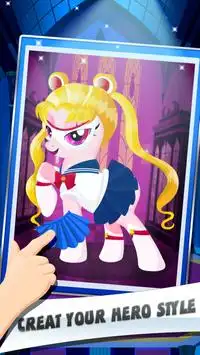 Girl Power Pony Super Hero Screen Shot 1