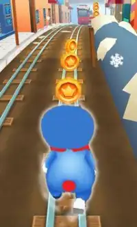 Subway Doraemon Dash: Free Doremon adventure 3d Screen Shot 0