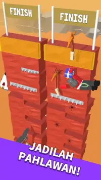 Rock Climbers-Hang Mountain Climbing Screen Shot 1