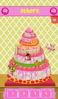 princesa fazer bolo - padaria de sobremesa Screen Shot 0