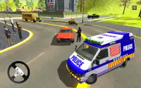 Police Car Van Driving Game 3D Screen Shot 2