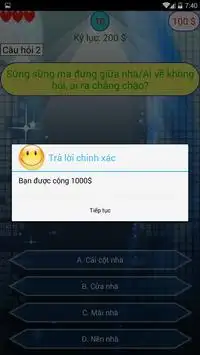 Ai là triệu phú siêu tốc Screen Shot 2