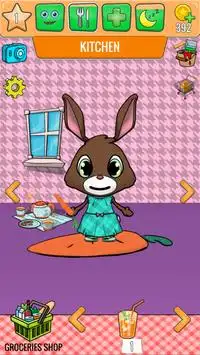 My Talking Bunny - Virtual Pet Screen Shot 4