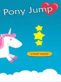 Little Pony Unicorn Jumping Screen Shot 2