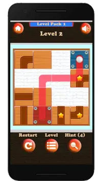 Unblock The Ball - Roll Puzzle Game Screen Shot 3