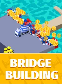 Bridge Idle: Köprü kurma oyunu Screen Shot 7