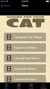 Caring for Cat-cat android app Screen Shot 0