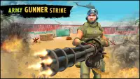 Gunner Strike 3D: shooting action na mga laro Screen Shot 0