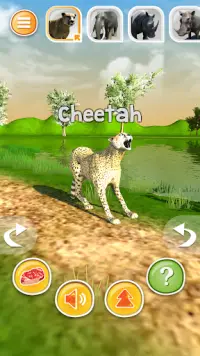 동물 시뮬레이터 3D - 치타 Screen Shot 1