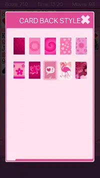 Pink Solitaire Screen Shot 2