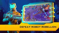 Cyber Robot Defense - Idle Tycoon Screen Shot 6
