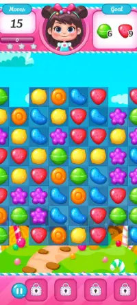 Sweet Candy - Addictive Candy Match Game Screen Shot 1
