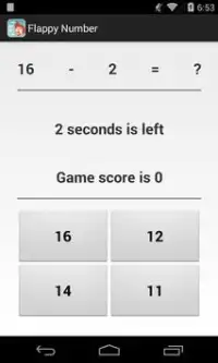 Flappy Number (Kid) Screen Shot 1