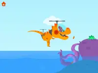공룡 헬리콥터 - 아동용 공중 구조 게임 Screen Shot 11