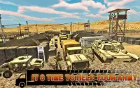 لنا الجيش شاحنة محاكاة: شاحنة قيادة الألعاب. Screen Shot 0