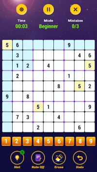 Sudoku - the brain training game Screen Shot 2