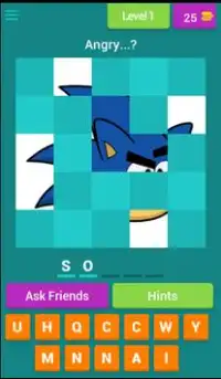 Angry Sonic Quiz Screen Shot 0