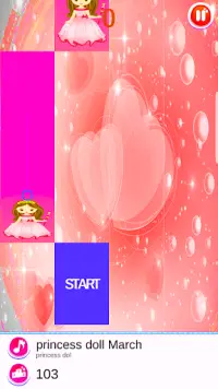 Princess doll game piano tiles Screen Shot 2