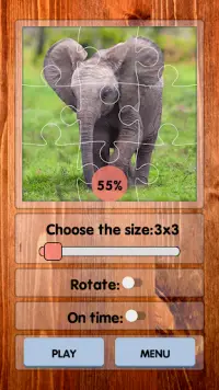 Jigsaw Puzzles Animals - Puzzle Screen Shot 2