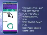 Rock Paper Scissors Lizard Spock [RPSLS] Screen Shot 1