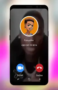 Funny mike fake call prank Screen Shot 0