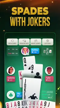 Spades Offline - Card Game Screen Shot 3