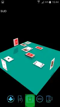 Playing cards 3D (free game without ads) Screen Shot 2