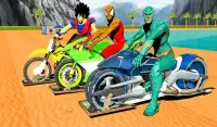 Super Heroes Đua xe trượt băng đua Rider Screen Shot 18