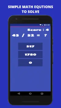 Math Game Screen Shot 0