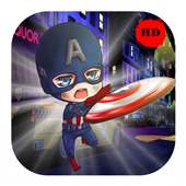 Super America Boy Runing HD