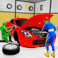 Gas Station Car Mechanic Sim