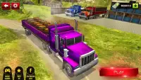 Off Road Cargo Trailer Truck Driver: Hill Driving Screen Shot 5