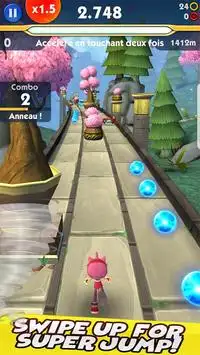 Super Sonic Boom Rush : Adventure Dash 3D Screen Shot 1