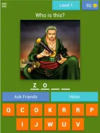 Zoro One Piece Characters Game Screen Shot 10