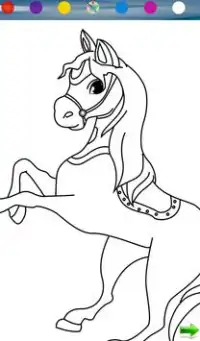 Horse Coloring Game Screen Shot 0