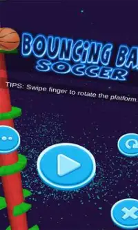 Bounce Ball Soccer - Colorful HeliX 3D Tower Screen Shot 0