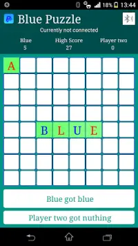 Blue Puzzle Screen Shot 1