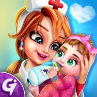 Pregnant mom & Newborn Baby Care Center game