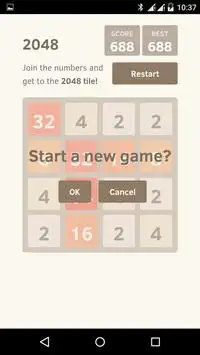 The 2048 Game Screen Shot 1