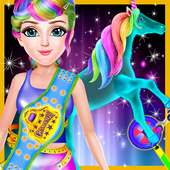 Unicorn Dash & Dance – Fitness & Dress up Games