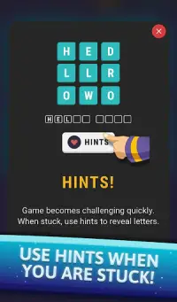 Word Alchemy - A twist on Crosswords without Hint. Screen Shot 5