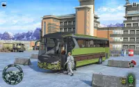 Army Coach Bus Driving Simulator New Free Games 3D Screen Shot 1